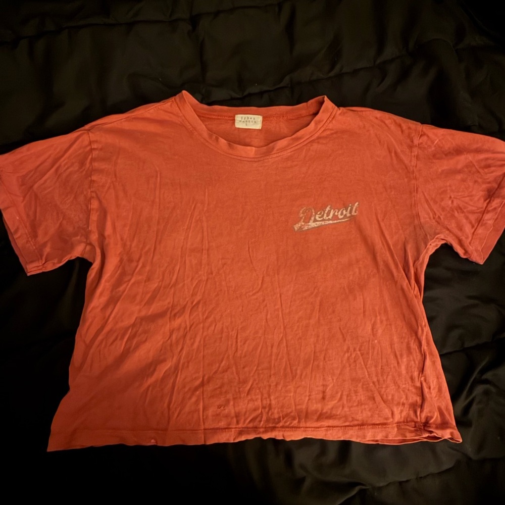 Detroit Graphic Crop Top